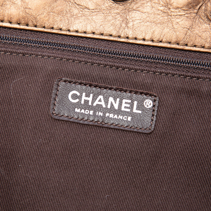 Chanel Distressed Cuir de veau Shopping In Moscow Cabas