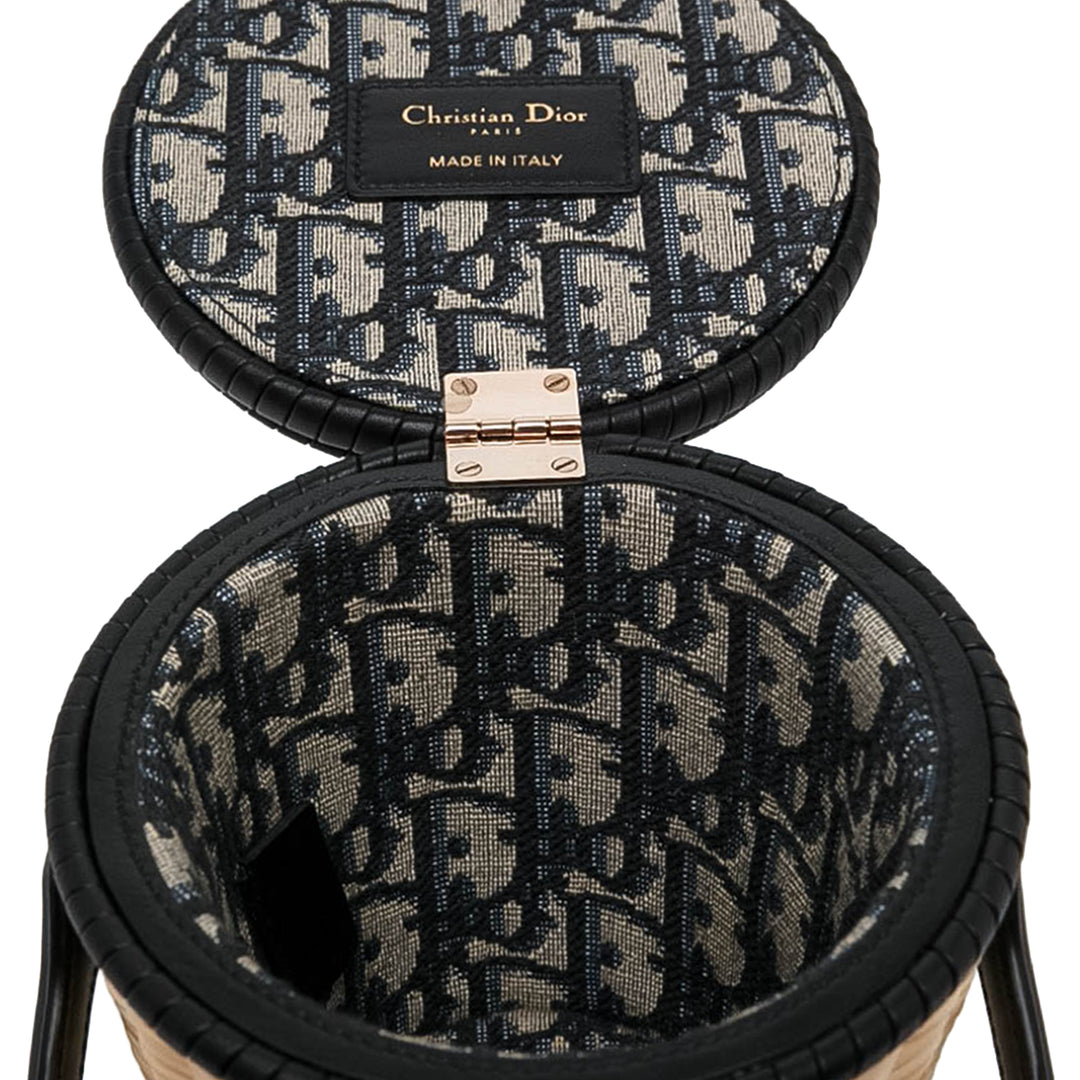 Dior CD Sac seau Osier Noir – vue 4 – GABY PARIS