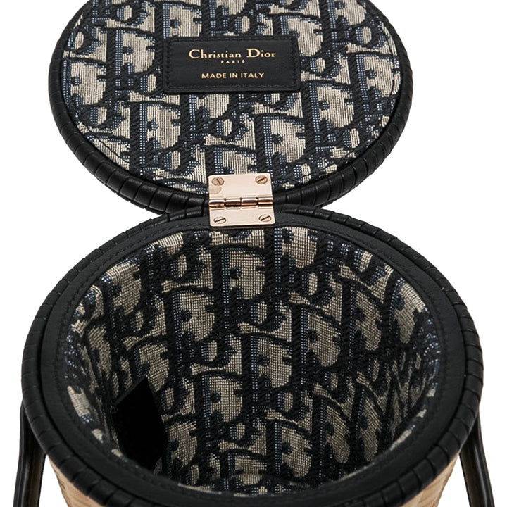 Dior CD Sac seau Osier Noir – vue 4 – GABY PARIS