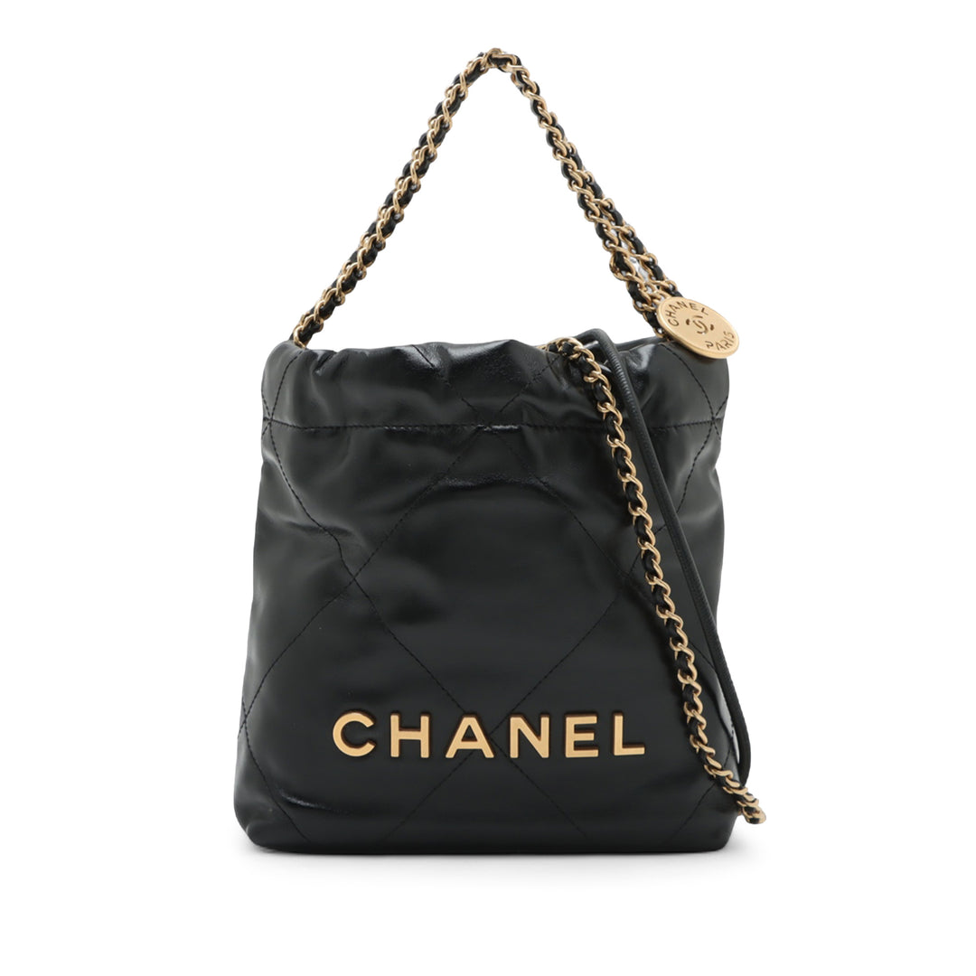 Chanel Mini brillant Cuir de veau 22 Sac à main