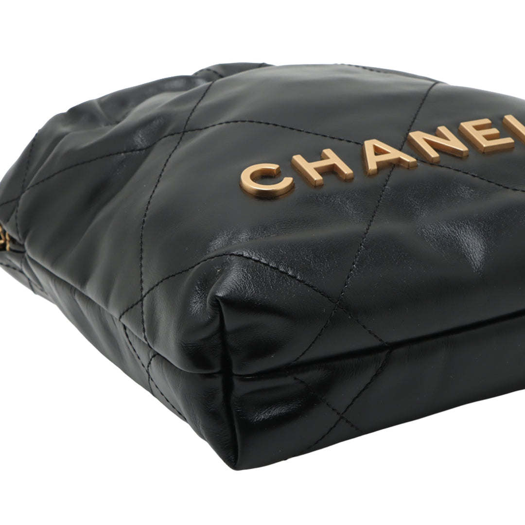 Chanel Mini brillant Cuir de veau 22 Sac à main