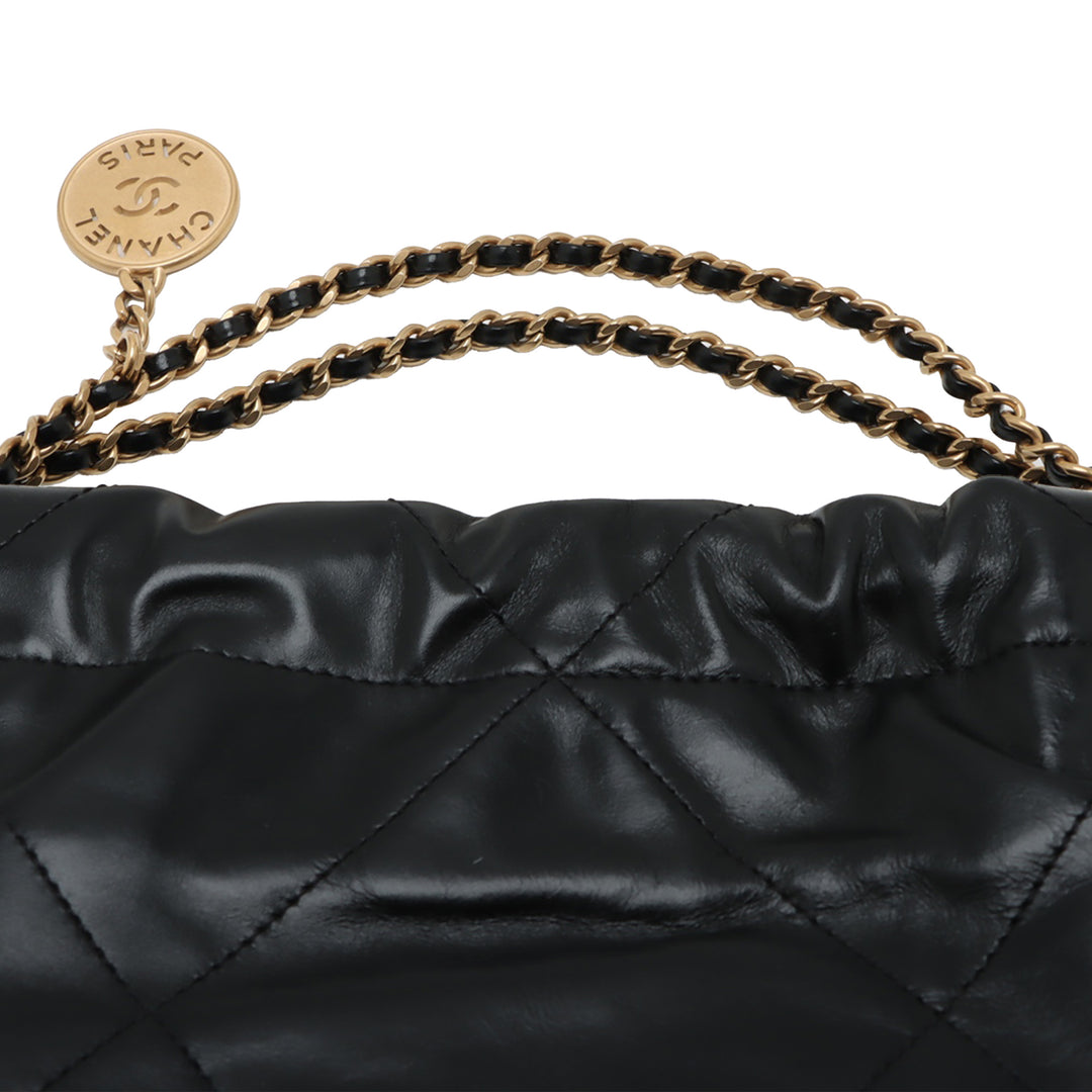 Chanel Mini brillant Cuir de veau 22 Sac à main