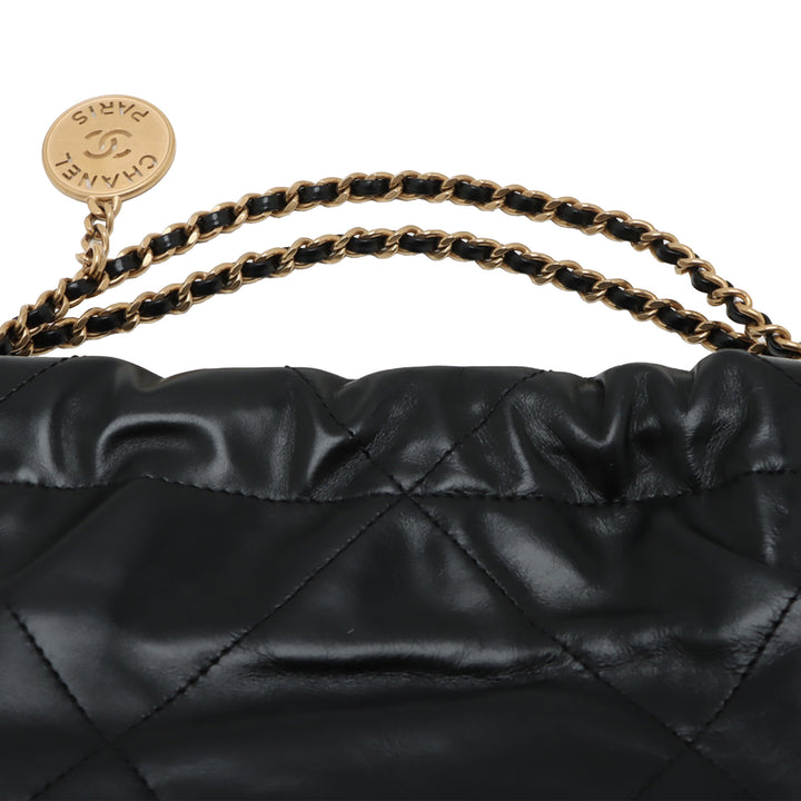 Chanel Mini brillant Cuir de veau 22 Sac à main