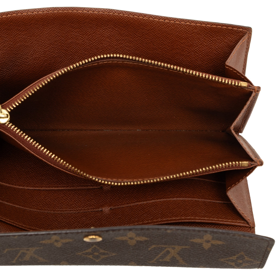 Louis Vuitton Monogram Sarah Portefeuille long