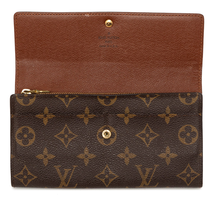 Louis Vuitton Monogram Sarah Portefeuille long