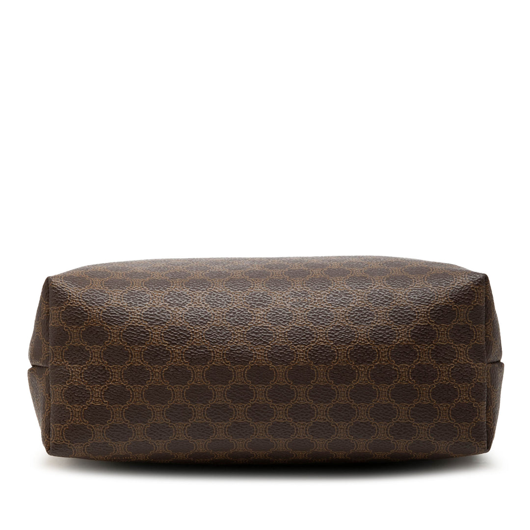 Celine Macadam Coated Toile Cosmetic Pochette