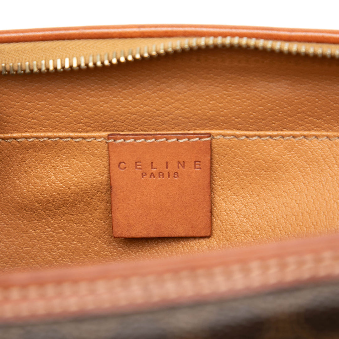 Celine Macadam Coated Toile Cosmetic Pochette