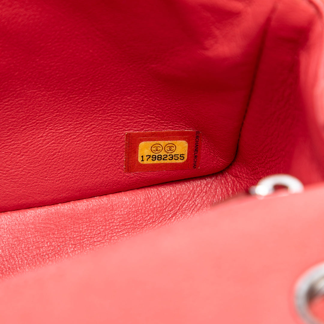 Chanel Classic Rectangulaire Rabat simple Mini Cuir caviar