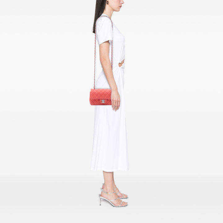 Chanel Classic Rectangulaire Rabat simple Mini Cuir caviar