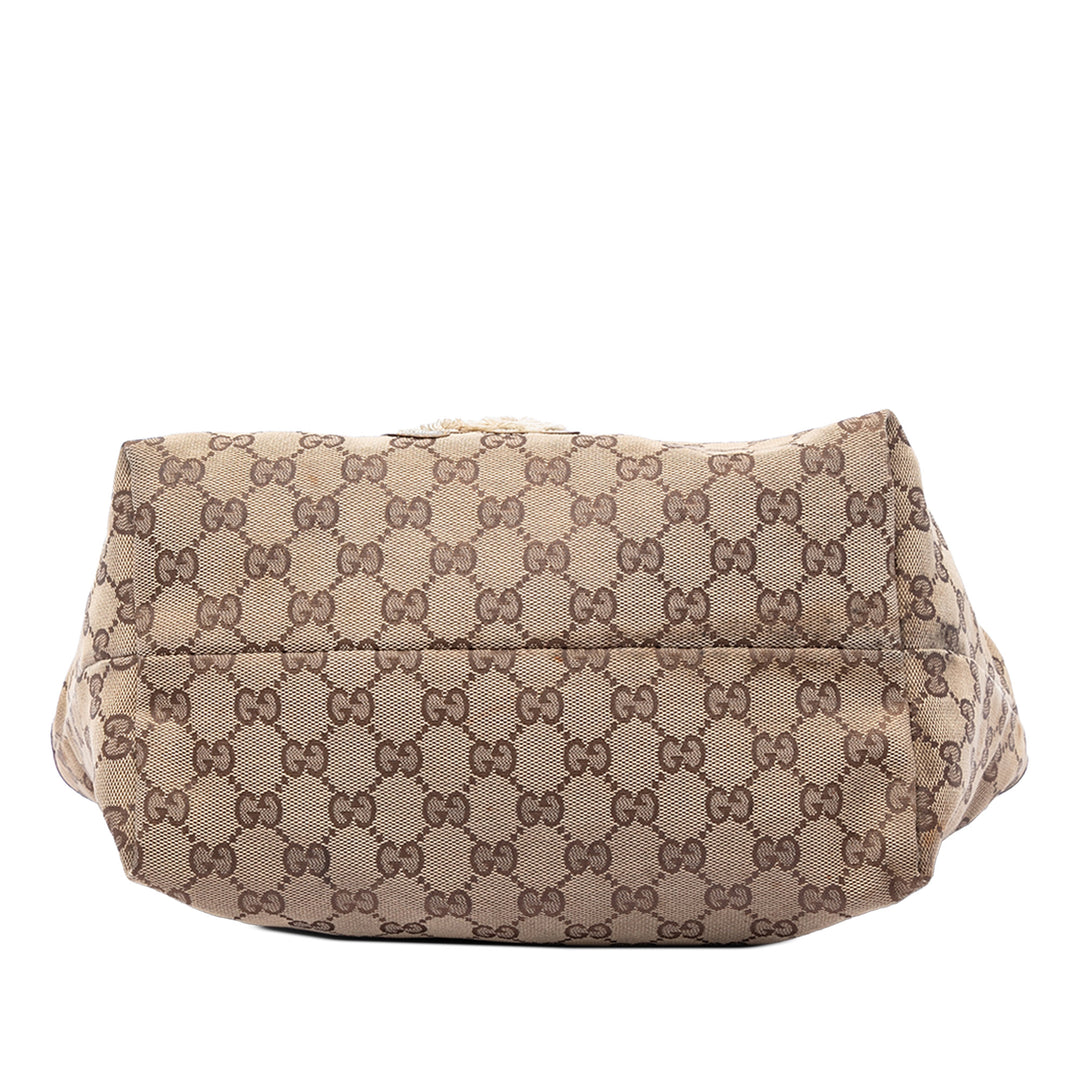 Gucci Small GG Toile Brando Guccioli Holiday Chihuahua Cabas