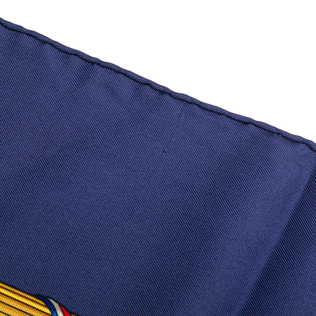 Hermès Republique Francaise Liberte Egalite Fraternite 1789 Soie Foulard Bleu – GABY PARIS Authentique