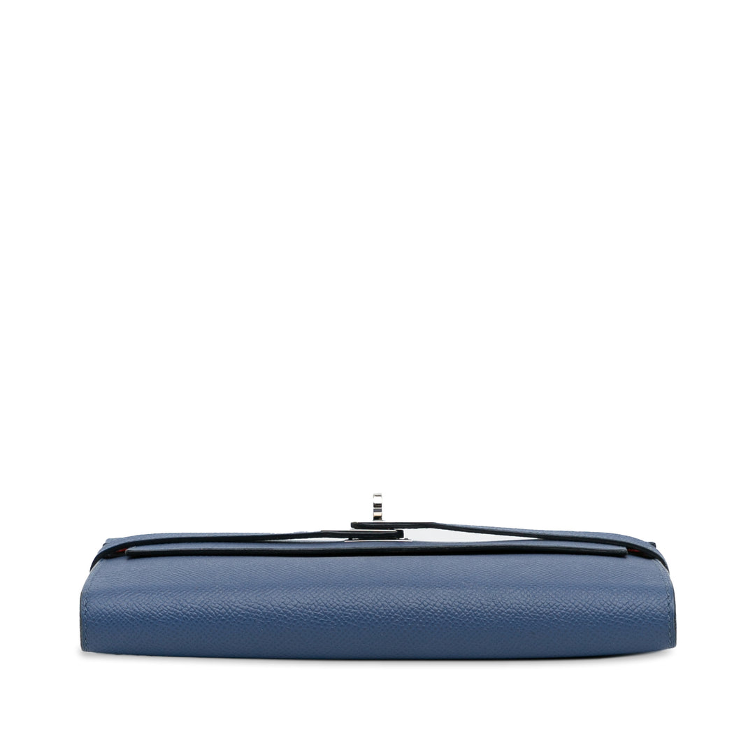 Epsom Classic Kelly Wallet Blue - Gaby Paris