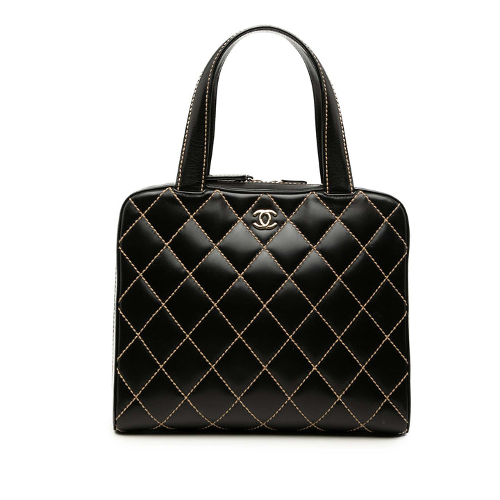 CC Wild Stitch Sac Cuir d'agneau Noir