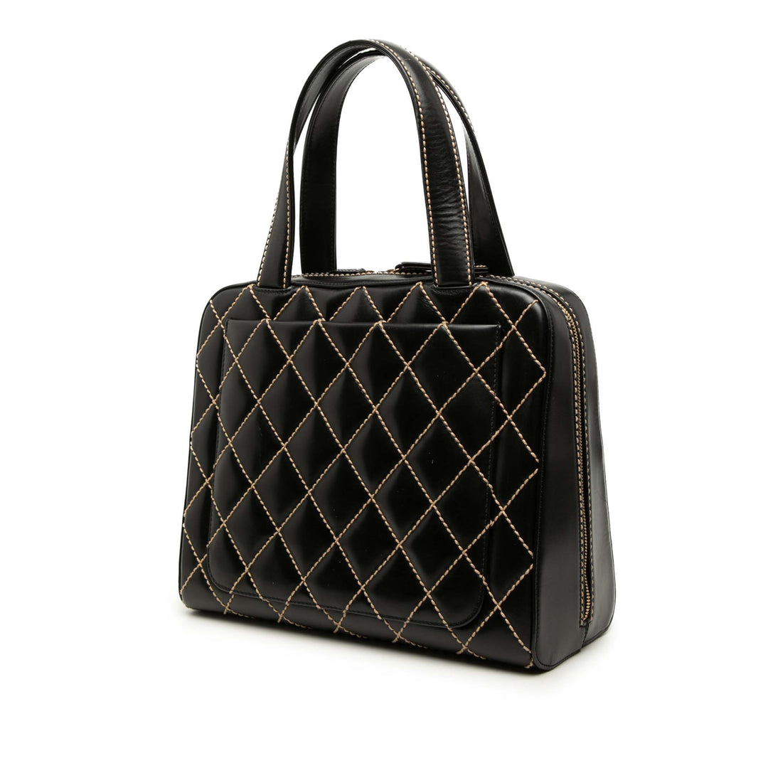 CC Wild Stitch Sac Cuir d'agneau Noir