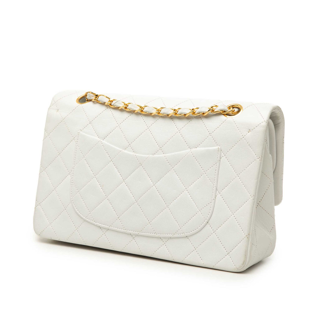 Chanel Medium Classic Cuir d'agneau Double rabat