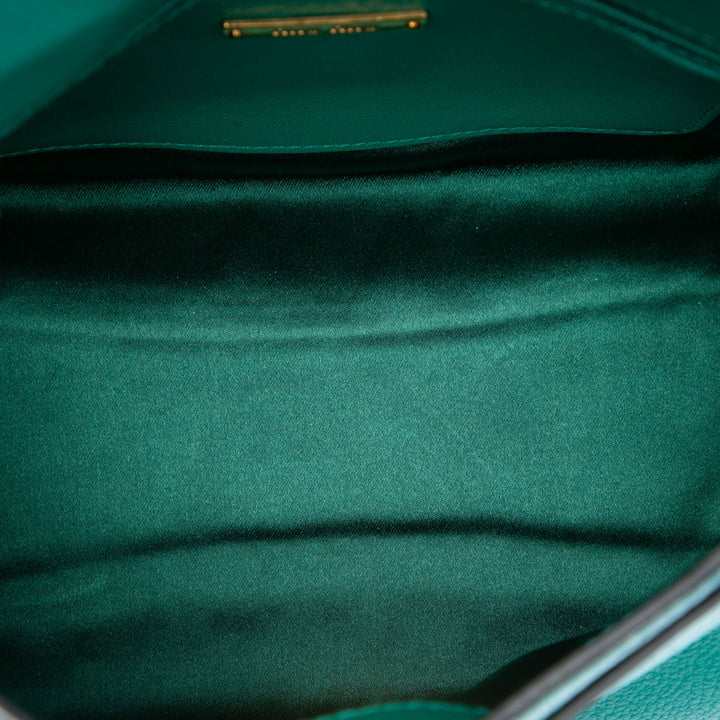 Miu Miu Mini Cuir de chèvre Madras Click sac à anse supérieure