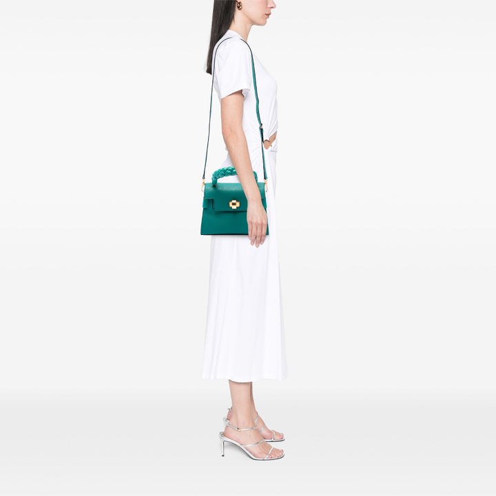 Miu Miu Mini Cuir de chèvre Madras Click sac à anse supérieure