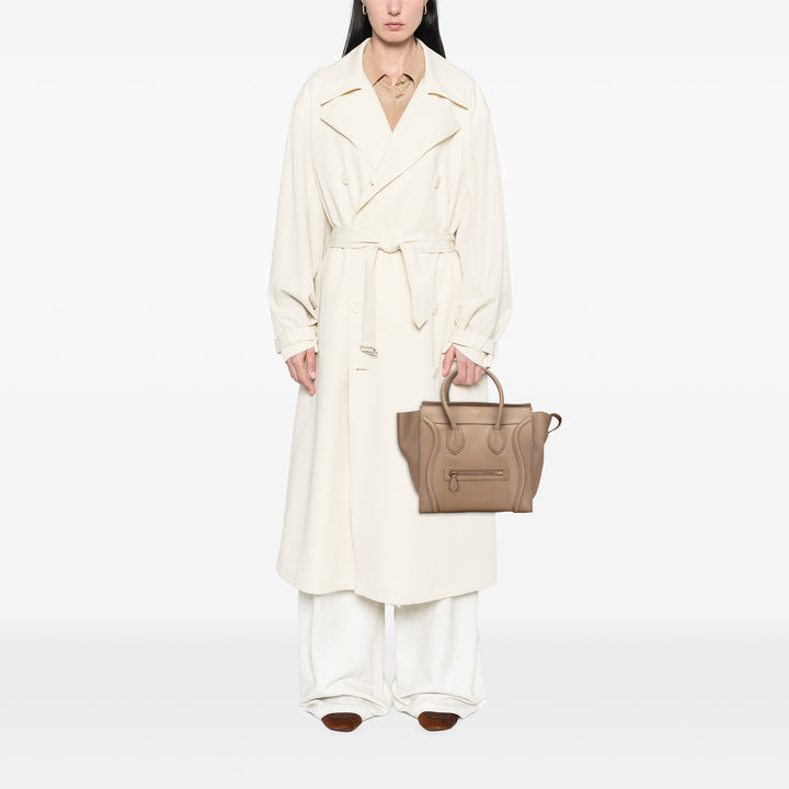 Celine Mini Smooth Cuir de veau Luggage Cabas Marron