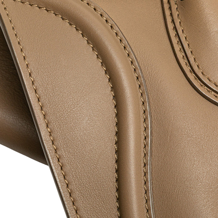 Celine Mini Smooth Cuir de veau Luggage Cabas Marron