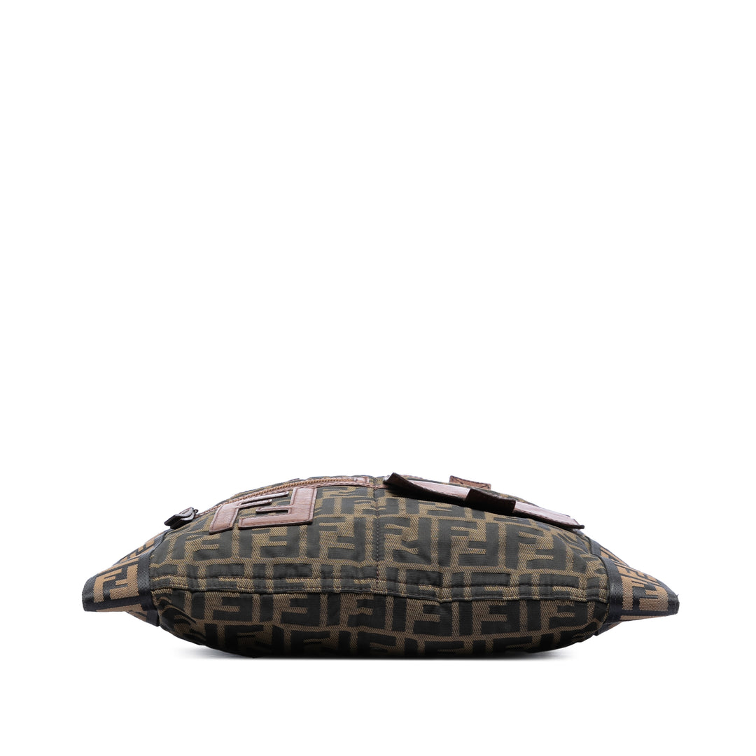 Fendi Zucca Toile FF Flat Messenger Sac