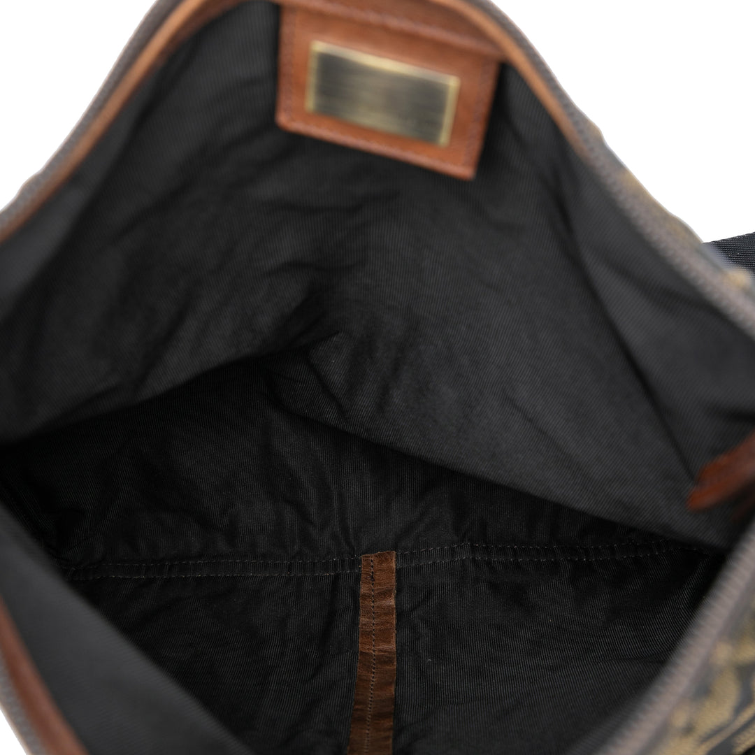 Fendi Zucca Toile FF Flat Messenger Sac