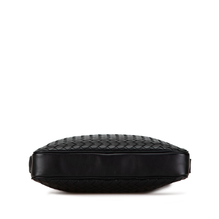Intrecciato Crossbody Black - Gaby Paris