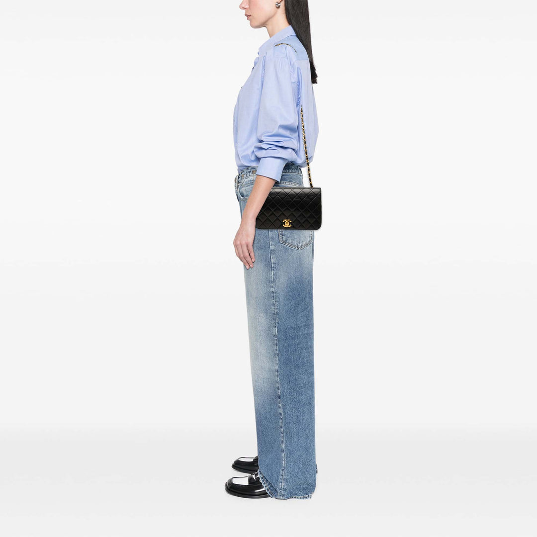 Chanel Medium Matelassé Cuir d’agneau Rabat intégral