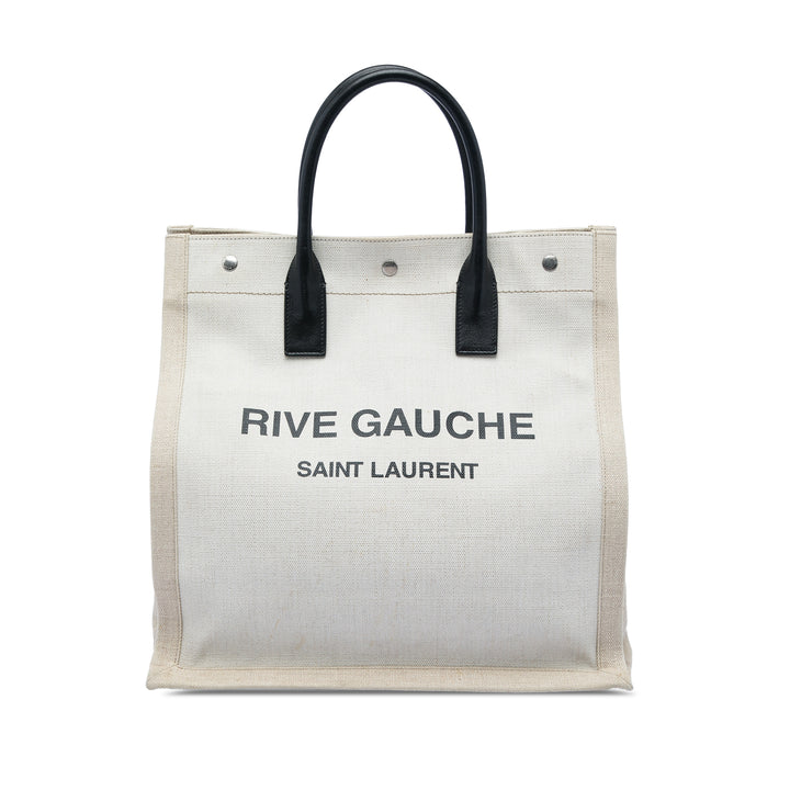 Saint Laurent Toile Rive Gauche North South Cabas
