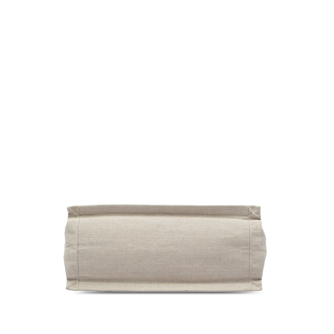 Saint Laurent Toile Rive Gauche North South Cabas
