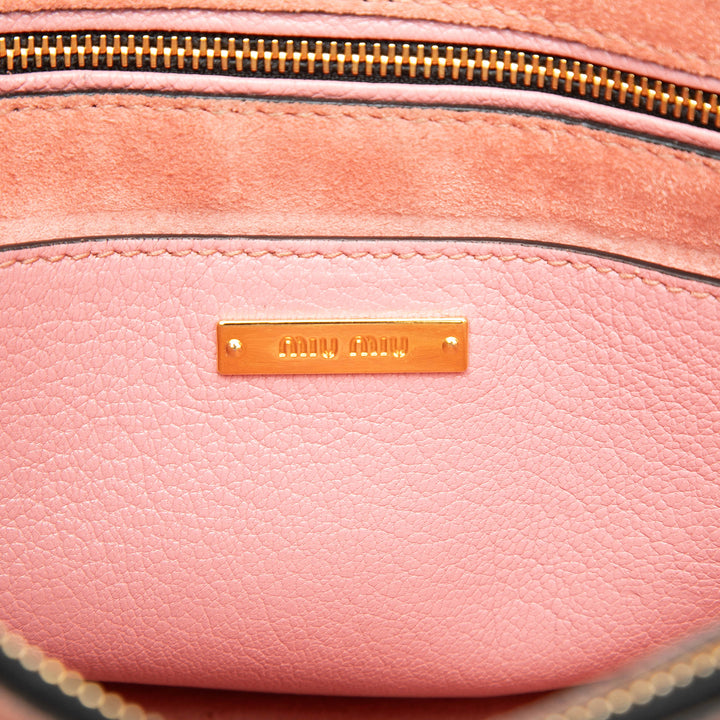 Miu Miu Cuir de chèvre Madras Sac à main
