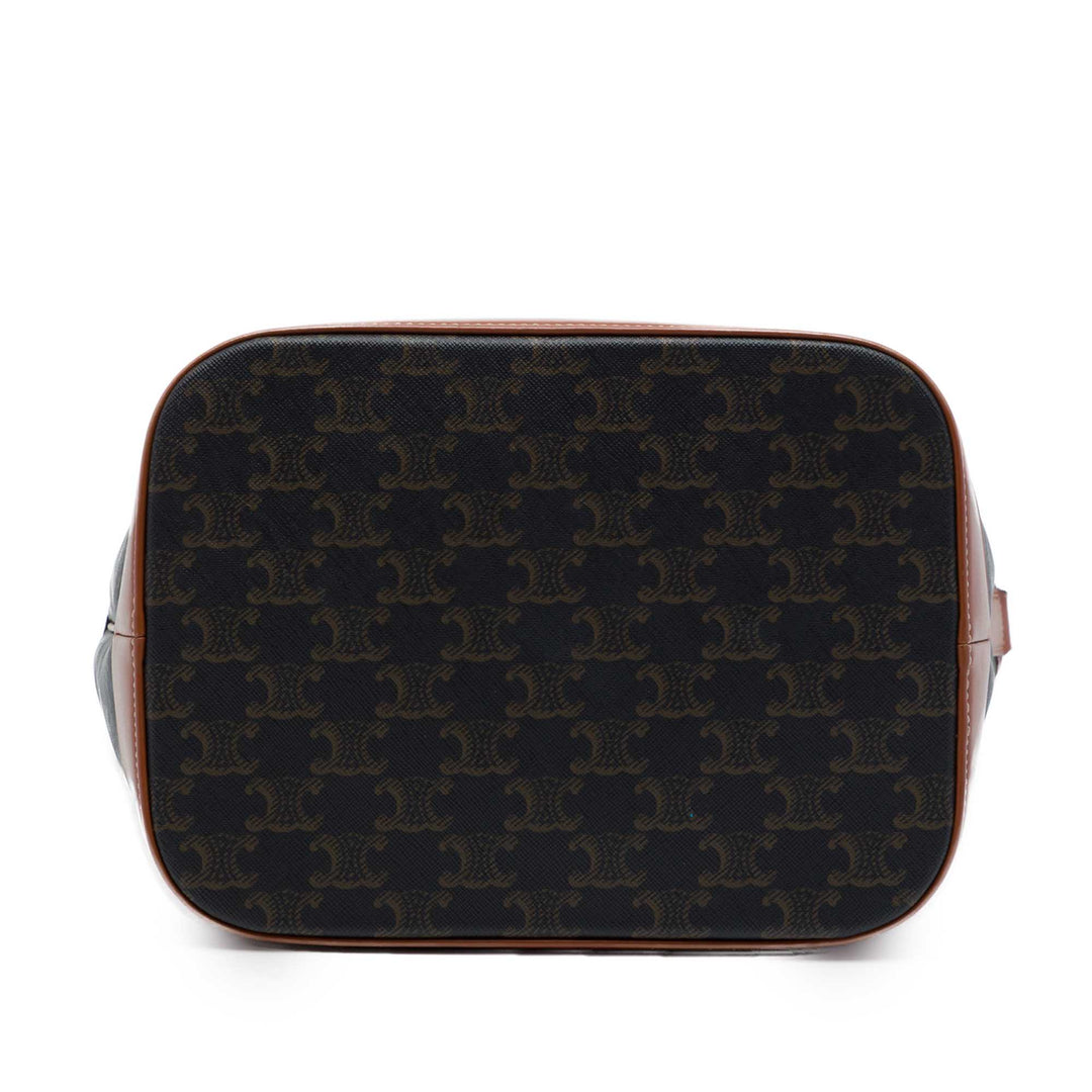 Triomphe Sac seau Moyen Triomphe enduite Marron