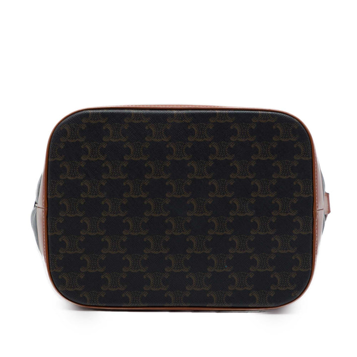 Triomphe Sac seau Moyen Triomphe enduite Marron