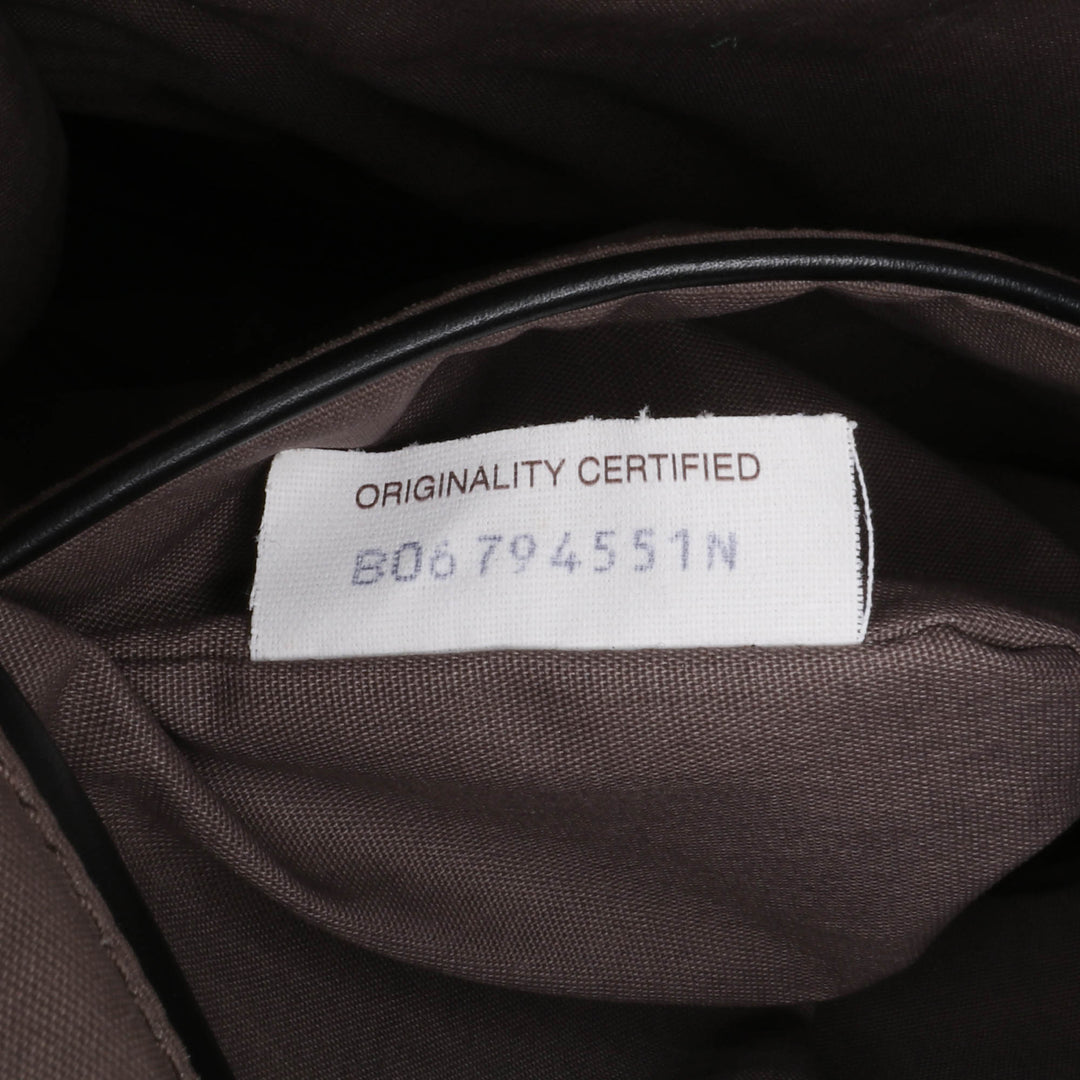 Nappa Intrecciato Business Bag Black - Gaby Paris