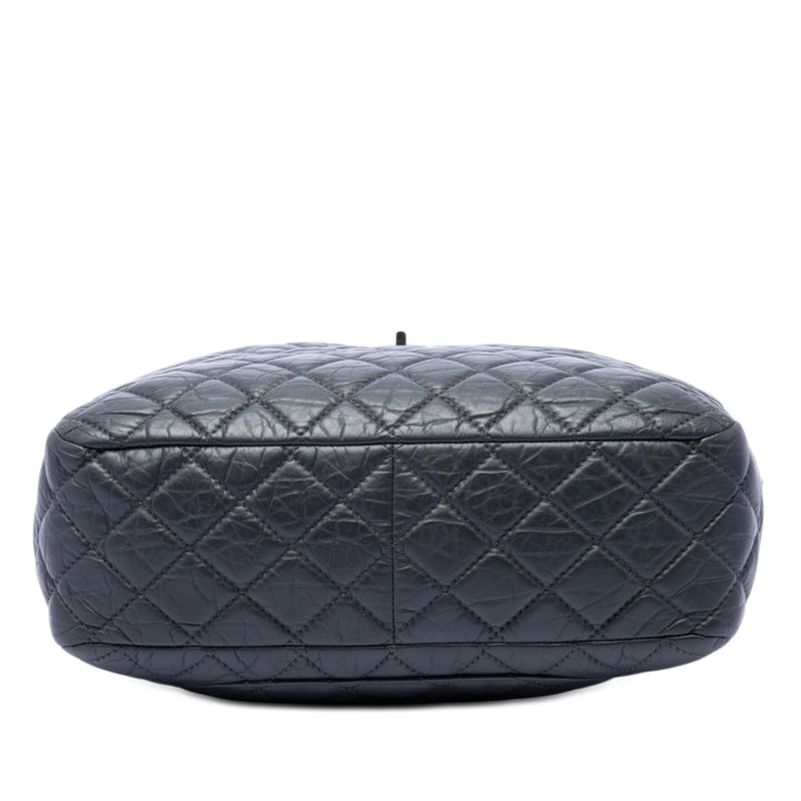 Chanel Large Matelassé vieilli Cuir de veau Reissue Sac caméra