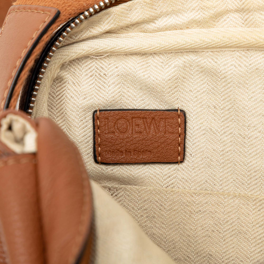 Souple grainé Military Sac Messenger XS Cuir de veau grainé Marron