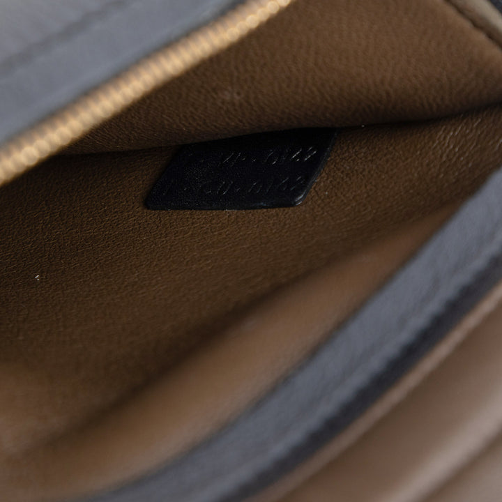 Celine Medium Tricolor Cuir de veau et Daim Trapeze Sac