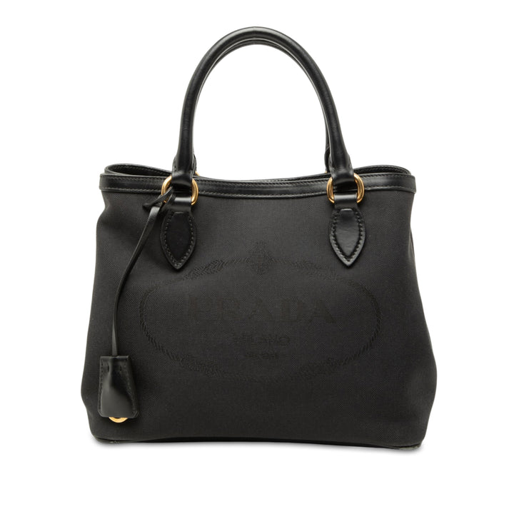 Prada Canapa Logo Sac Toile