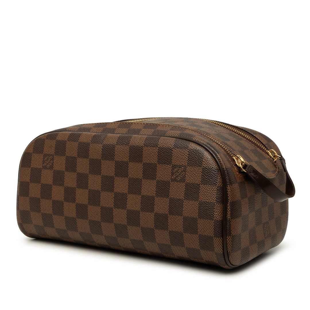 Louis Vuitton King Size Toiletry Damier Ébène Marron – vue 2 – GABY PARIS