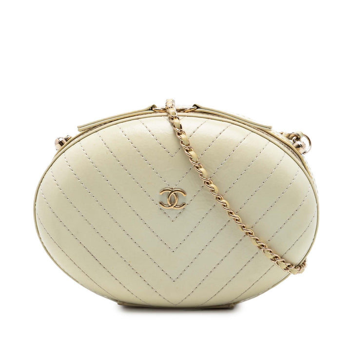 Chanel Chevron Surpiqué Cuir de veau La Pausa Evening Sac