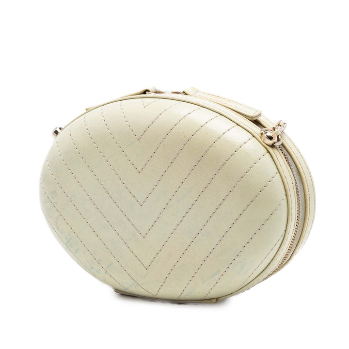 Chanel Chevron Surpiqué Cuir de veau La Pausa Evening Sac