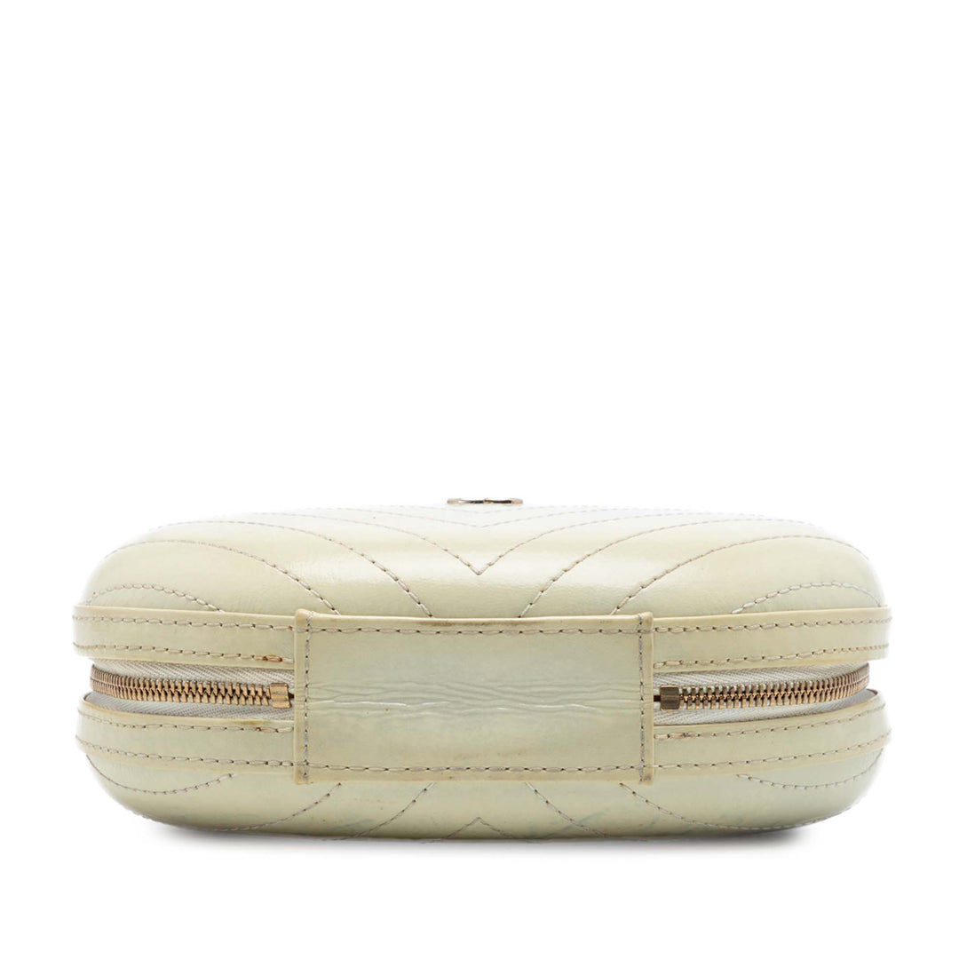Chanel Chevron Surpiqué Cuir de veau La Pausa Evening Sac