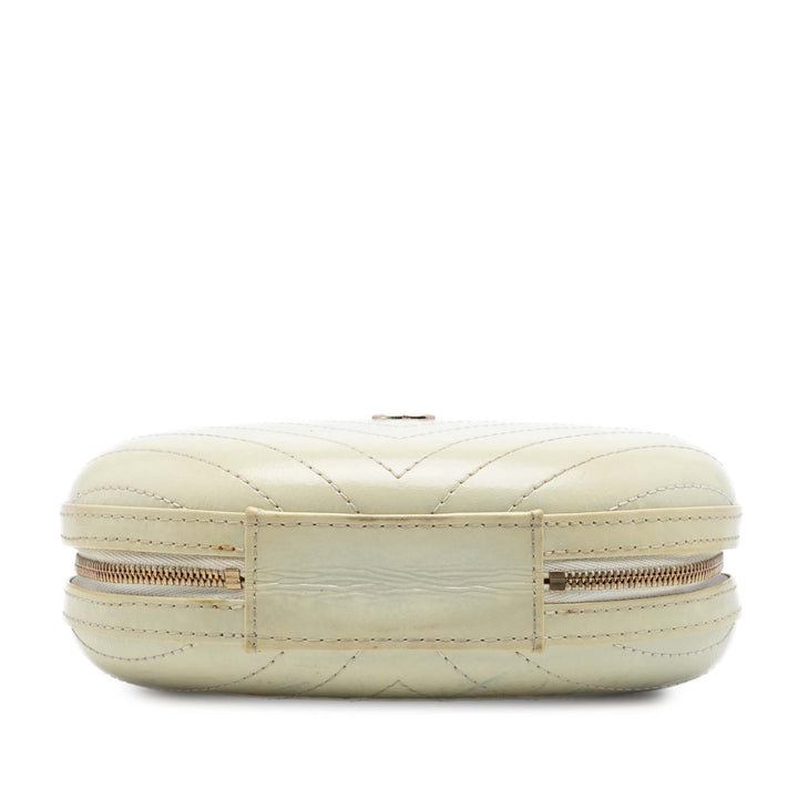 Chanel Chevron Surpiqué Cuir de veau La Pausa Evening Sac
