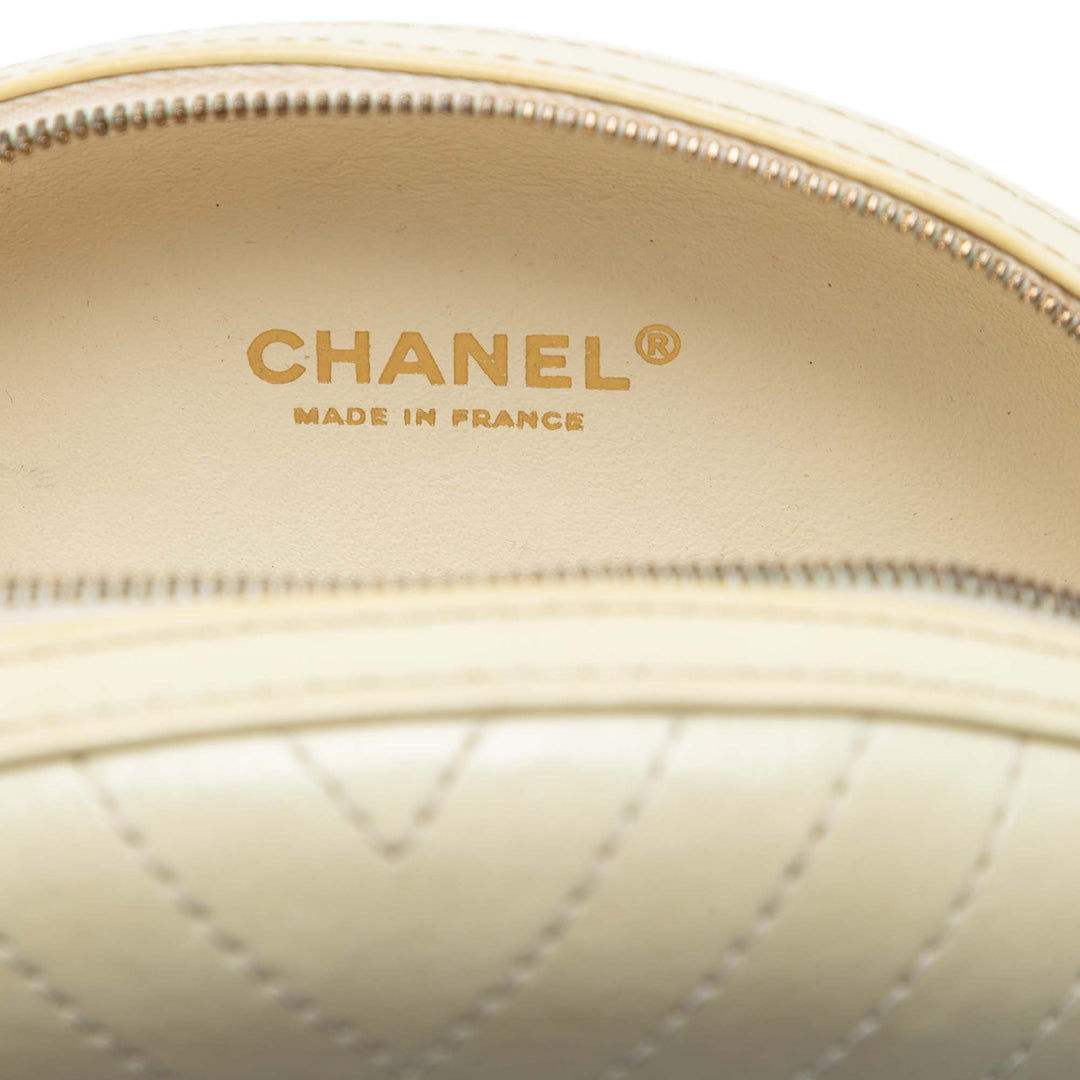 Chanel Chevron Surpiqué Cuir de veau La Pausa Evening Sac
