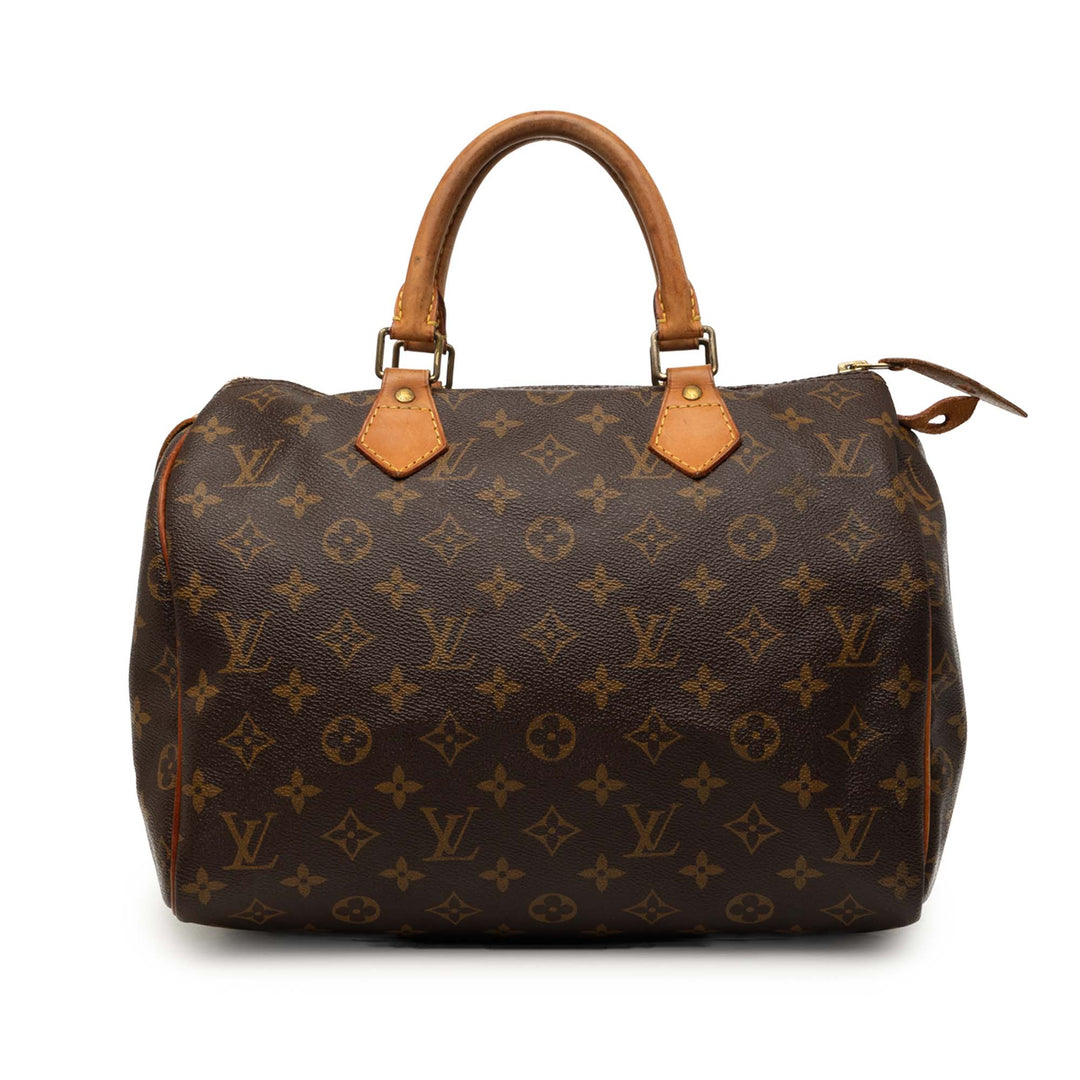 Louis Vuitton Sac à main Speedy 30 Monogram Marron – vue principale – GABY PARIS