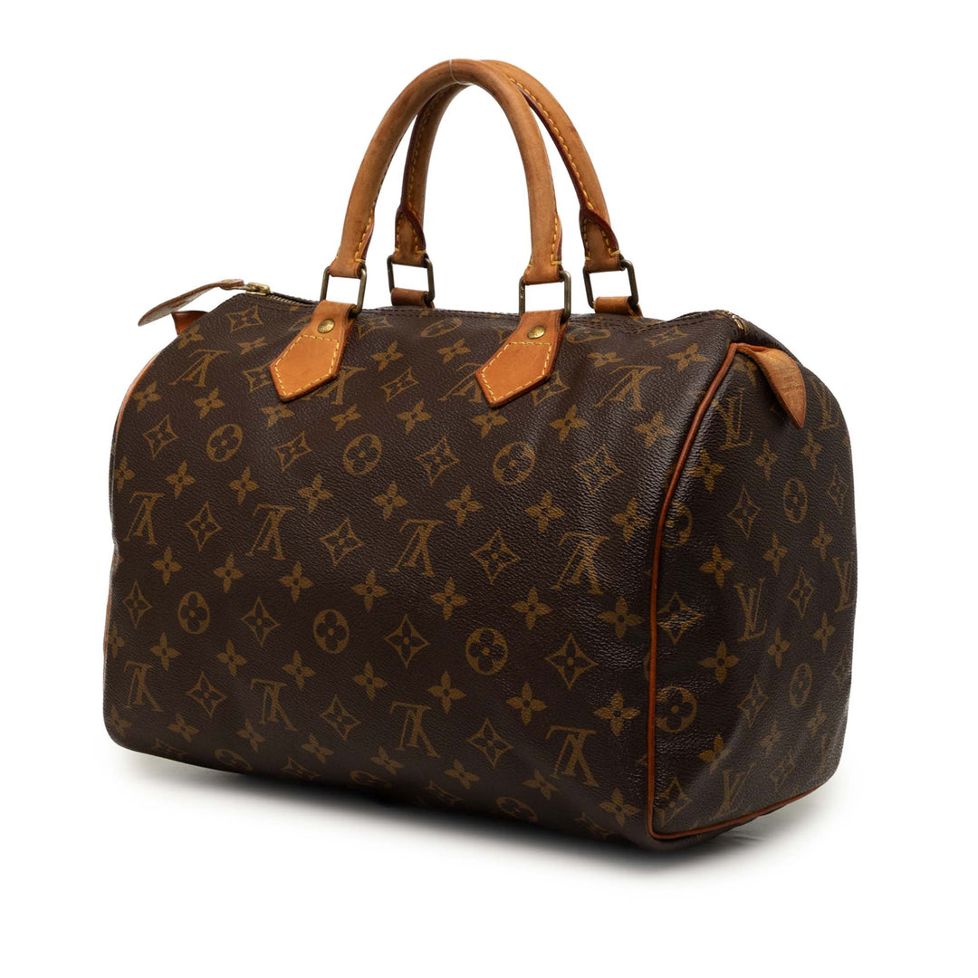 Louis Vuitton Sac à main Speedy 30 Monogram Marron – vue 2 – GABY PARIS
