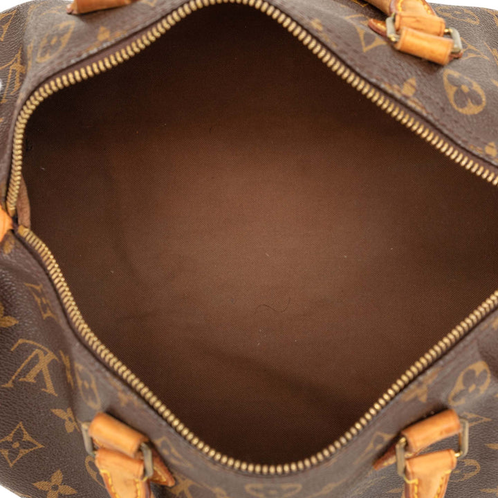 Louis Vuitton Sac à main Speedy 30 Monogram Marron – vue 4 – GABY PARIS
