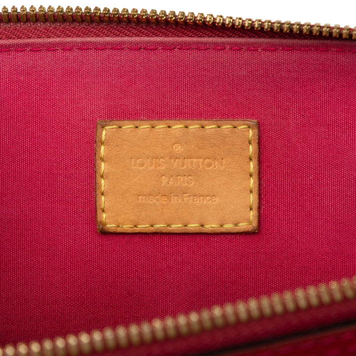 Louis Vuitton Sac à main Alma Monogram PM Cuir verni Rouge – vue 5 – GABY PARIS