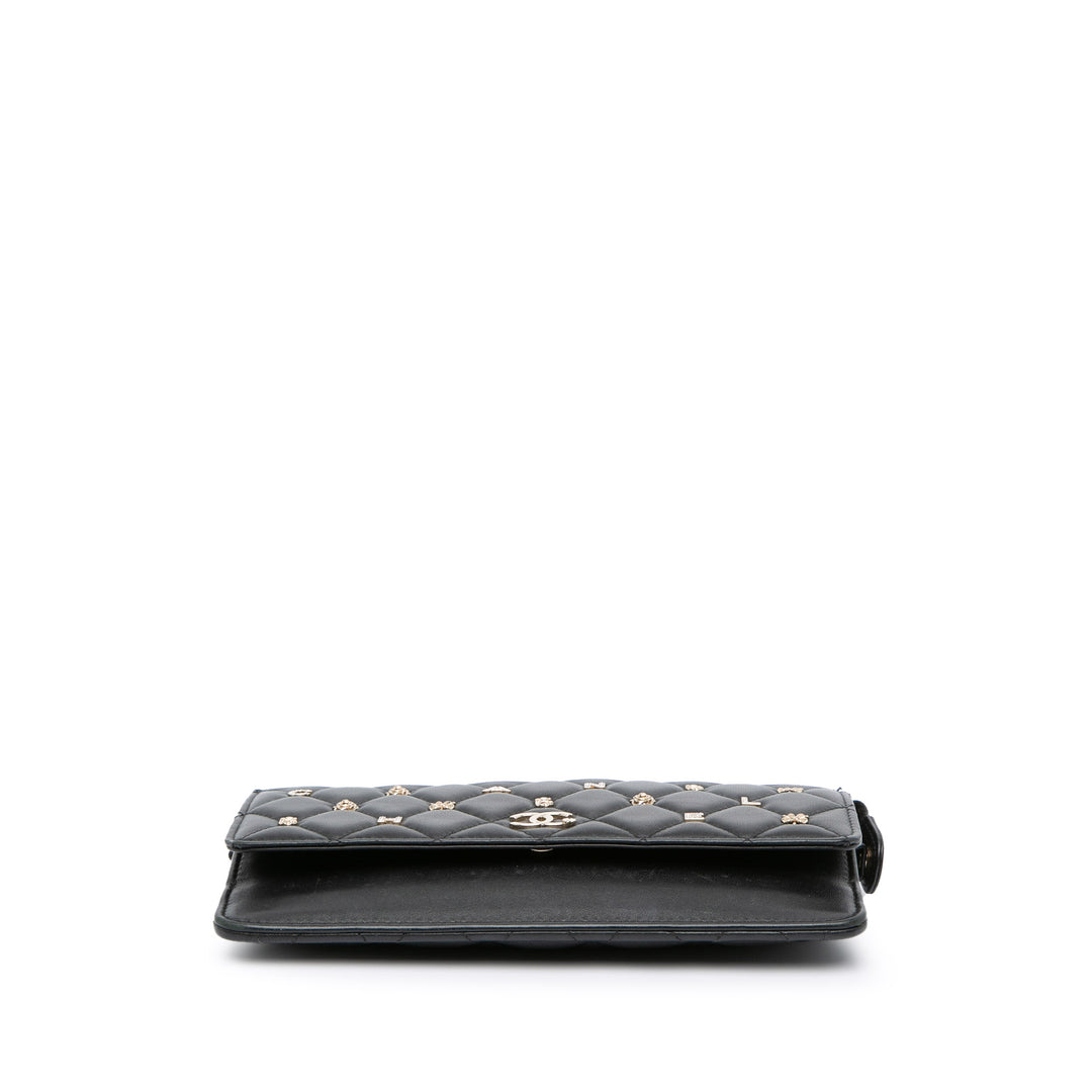 Quilted Lambskin All About Chanel Clutch On Chain Black - Gaby Paris