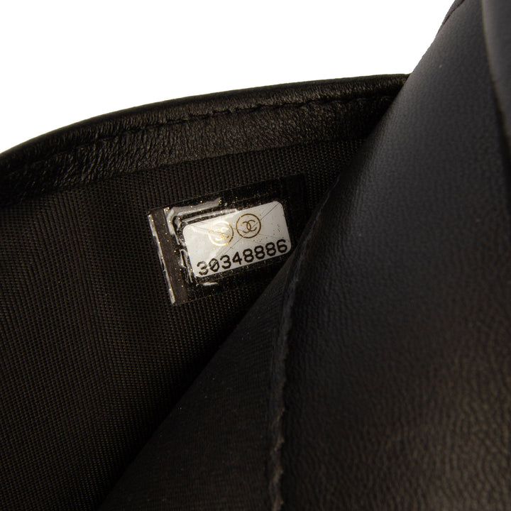 Quilted Lambskin All About Chanel Clutch On Chain Black - Gaby Paris