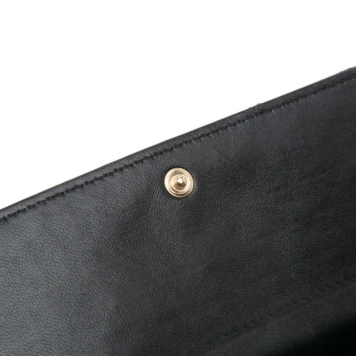 Quilted Lambskin All About Chanel Clutch On Chain Black - Gaby Paris